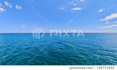 The vast ocean and clear blue sky of Tohoku The vast ocean and clear blue sky of Tohoku 140751646