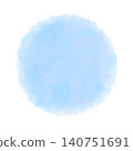 Simple watercolor blue background material, refreshing circular material 140751691