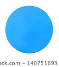 Simple watercolor blue background material, refreshing circular material 140751693