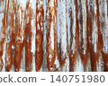 Rusty Corrugated Metal Texture Background. 140751980