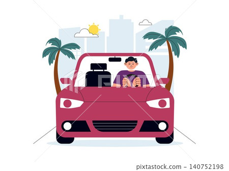 Solo Travel Vector Illustration Featuring Independent Journey, Adventure Tourism, Backpacking Experience, Travel Exploration, and Vacation Lifestyle Solo Travel Vector Illustration Featuring Independent Journey, Adventure Tourism, Backpacking Experience, Travel Exploration, and Vacation Lifestyle 140752198