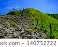 The rocky area of the lighthouse course on Mt. Kakuda 140752722