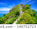 Mount Kakuda with a view of the sea 140752723