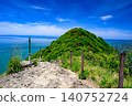 Mount Kakuda with a view of the sea 140752724