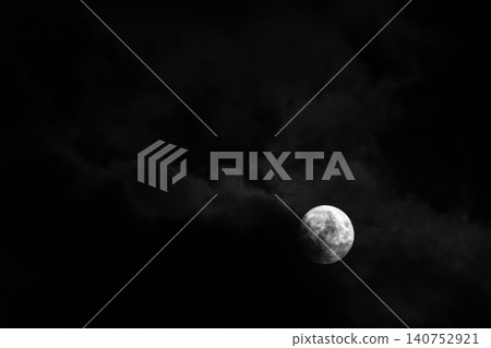 Clouds and moon Clouds and moon 140752921