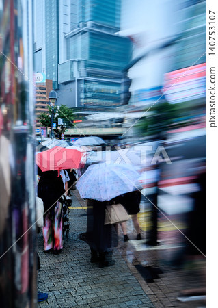 Rainy day sidewalk Rainy day sidewalk 140753107