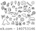 夏季可愛手繪插畫集 140753146