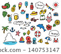 夏季可愛手繪插畫集 140753147