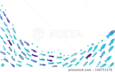 fish, frame, in the sea 140753176