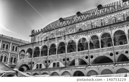 Palazzo della Ragione, historical building in Piazza Erbe, Padua, Italy 140753229