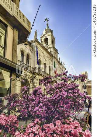 Scenic view of the City Hall in Padua, Italy Scenic view of the City Hall in Padua, Italy 140753239