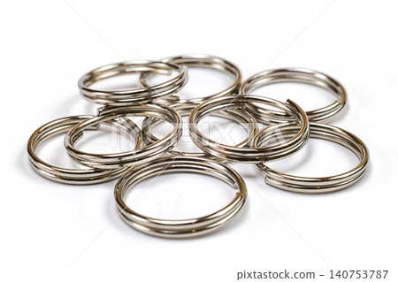 handmade rings on a white background handmade rings on a white background 140753787
