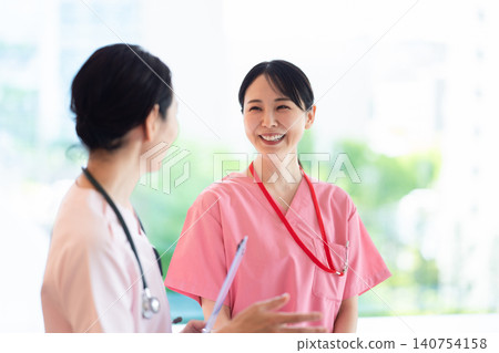 Staff supporting medical care Staff supporting medical care 140754158