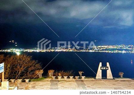 在冬天的夜景 在冬天的夜景 140754234