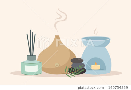 Spa Aromatherapy and Relaxation Items Spa Aromatherapy and Relaxation Items 140754239