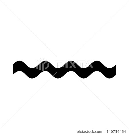 Wave silhouette icon, alpha channel 140754464