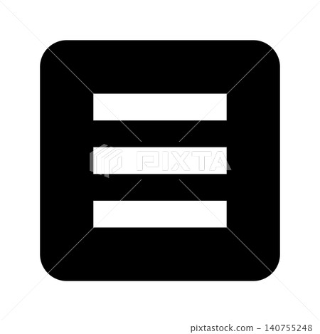 Memo pad silhouette icon, alpha channel 140755248