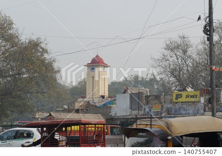 Delhi skyline Delhi skyline 140755407