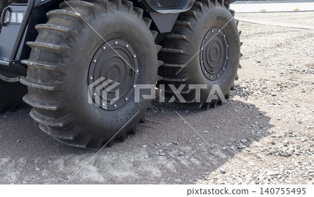 powerful off-road transporter, all-terrain vehicle for special missions powerful off-road transporter, all-terrain vehicle for special missions 140755495