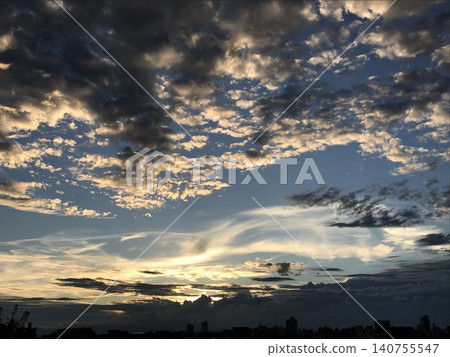 A dynamic summer sunset A dynamic summer sunset 140755547