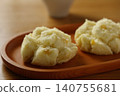 Steamed sweet potato bread 140755681