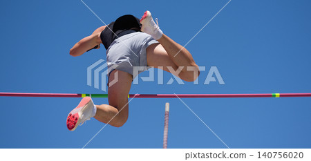 pole, stretch, stadium 140756020