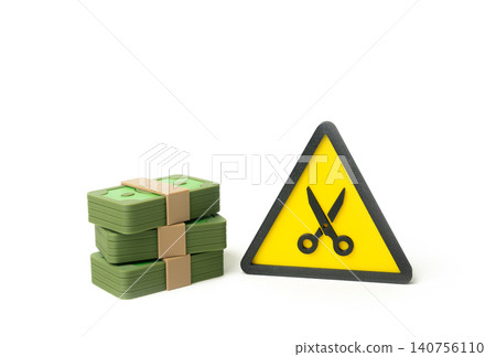 Money and the symbol of budget cuts. Cost cutting, reduced benefits and salaries. Withholding bonuses and incentives, austerity. Money and the symbol of budget cuts. Cost cutting, reduced benefits and salaries. Withholding bonuses and incentives, austerity. 140756110