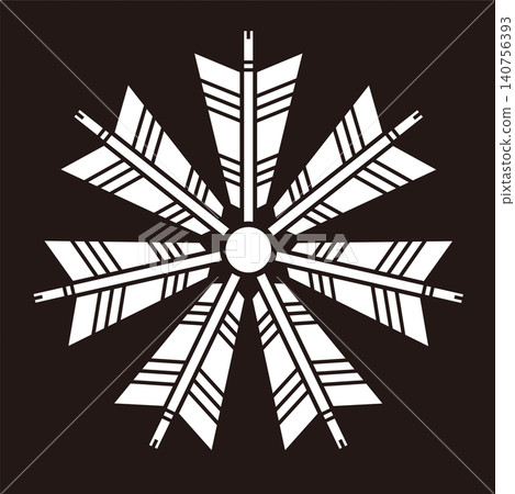 Family crest: Arrow crest Family crest: Arrow crest 140756393