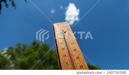 thermometer over 34 degrees heat wave thermometer over 34 degrees heat wave 140756598