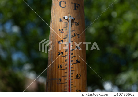 thermometer over 34 degrees heat wave thermometer over 34 degrees heat wave 140756602