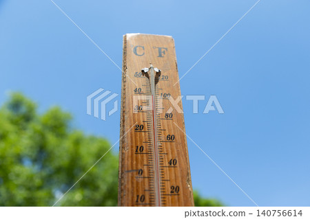 thermometer over 34 degrees heat wave thermometer over 34 degrees heat wave 140756614