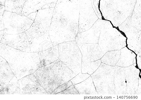 Abstract grunge cracked concrete wall distressed texture background 140756690