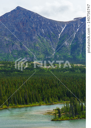加拿大育空地區：由泰加林和塔基尼河交織而成的壯麗自然景觀，是著名的旅遊勝地。 140756747