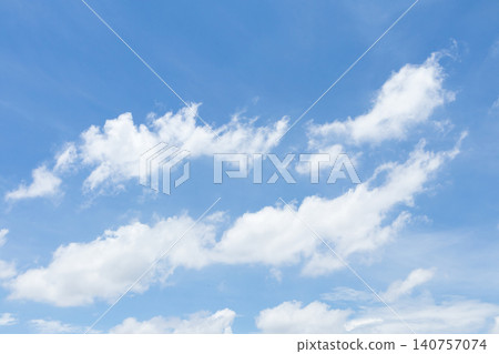 beautiful blue sky with clouds background beautiful blue sky with clouds background 140757074