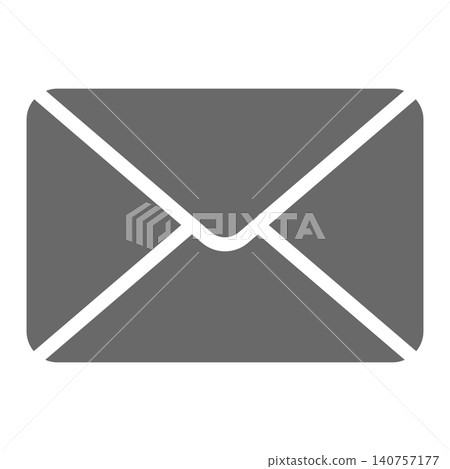 Simple vector email icon 140757177