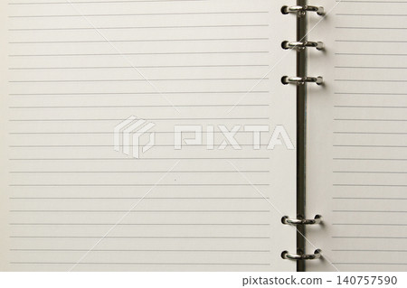 Close-up of a blank diary paper Close-up of a blank diary paper 140757590
