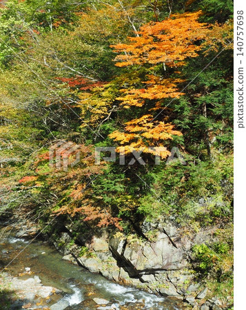 The headwaters of the Tama River and the Tanba River in autumn. The headwaters of the Tama River and the Tanba River in autumn. 140757698