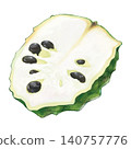 Cut atemoya 140757776