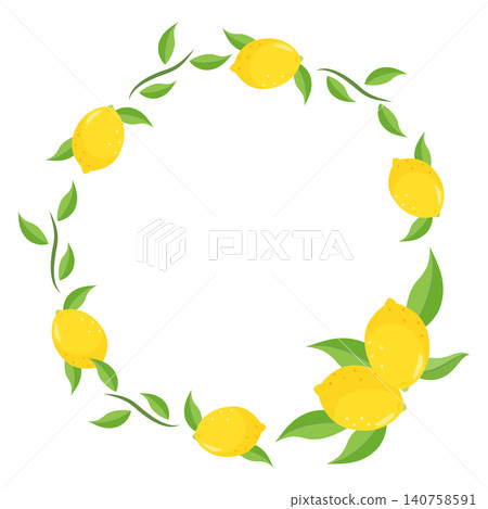 兩個大檸檬和一個花環架 兩個大檸檬和一個花環架 140758591