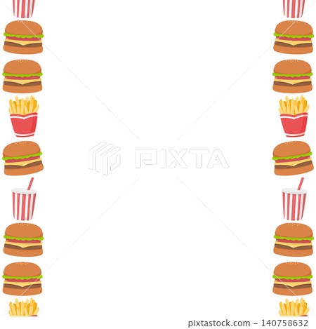 Hamburger frame Hamburger frame 140758632