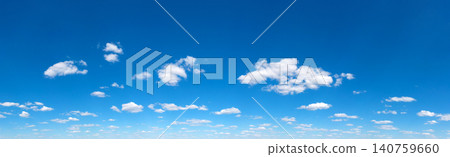 Blue Sky background with tiny Clouds. Panorama background Blue Sky background with tiny Clouds. Panorama background 140759660