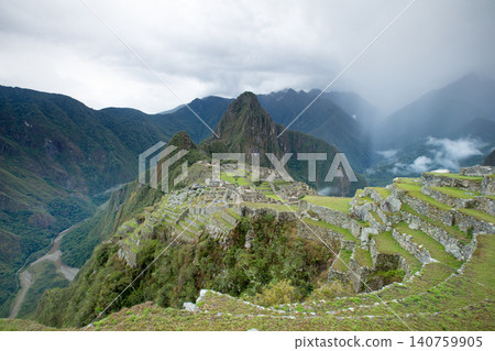 Machu Picchu, a UNESCO World Heritage Site Machu Picchu, a UNESCO World Heritage Site 140759905