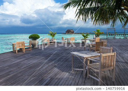 tropical beach in Maldives tropical beach in Maldives 140759916