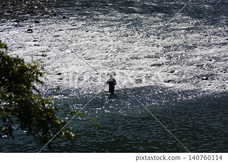 Anglers on the Ota River Anglers on the Ota River 140760114