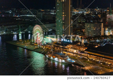 【兵庫縣神戶市】從神戶港塔眺望夜景 【兵庫縣神戶市】從神戶港塔眺望夜景 140760427