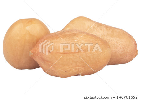 peanuts peel three isolated on white background peanuts peel three isolated on white background 140761652