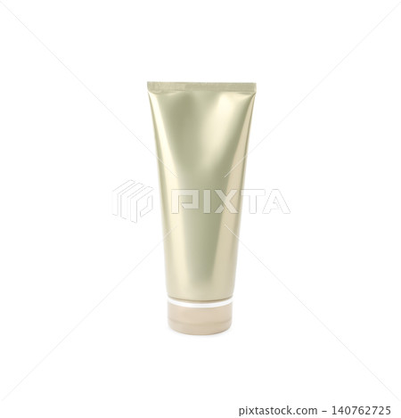Tube of cosmetic product isolated on white Tube of cosmetic product isolated on white 140762725