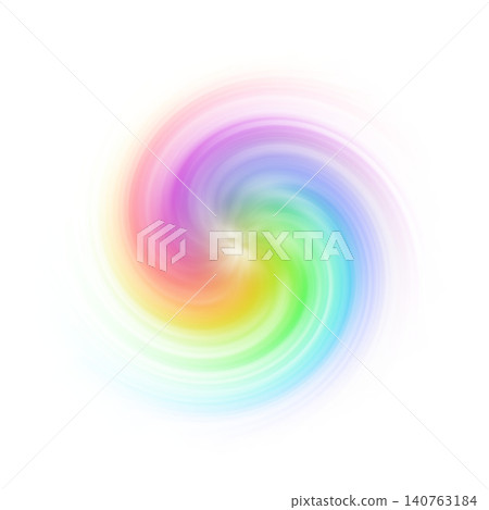 Abstract rainbow swirl vortex with blurry colorful gradient spiral waves isolated Abstract rainbow swirl vortex with blurry colorful gradient spiral waves isolated 140763184