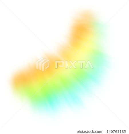 Abstract rainbow light rays arc with blurry colorful gradient bokeh spectrum isolated Abstract rainbow light rays arc with blurry colorful gradient bokeh spectrum isolated 140763185