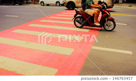 Pink crosswalks in Vietnam Pink crosswalks in Vietnam 140763457
